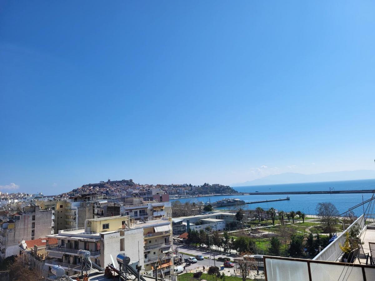 Ferienwohnung Roof Garden-Studio Kavala Exterior foto