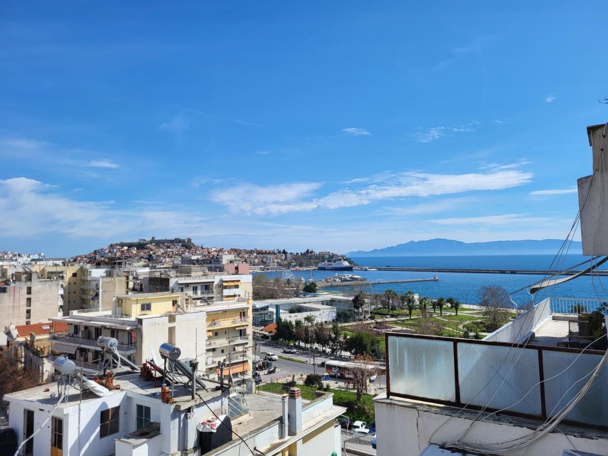 Ferienwohnung Roof Garden-Studio Kavala Exterior foto